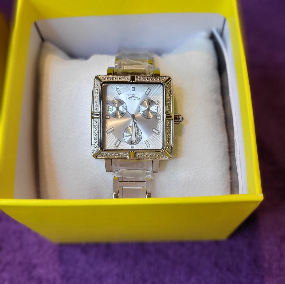 Invicta Women's 5377 Wildflower Diamond-Accented Stainless Steel Watch